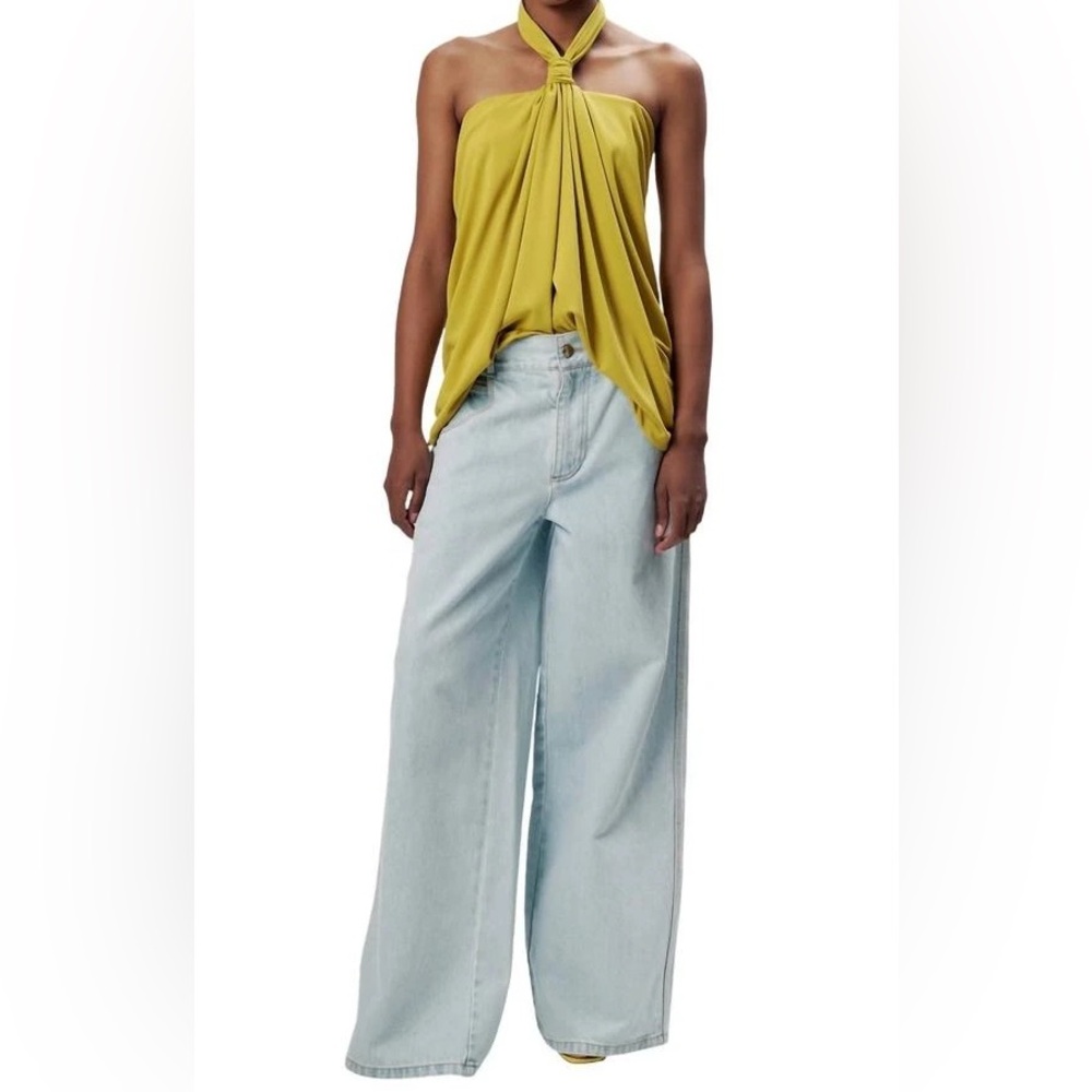 {{ronny kobo}} Mari Jeans in Light Wash